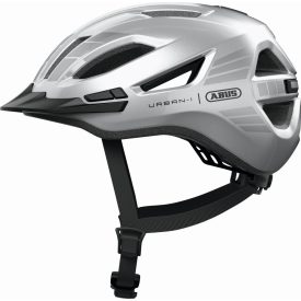   ABUS kerékpáros városi sisak Urban-I 4.0 LR, In-Mold, signal silver,XL (60-64 cm)