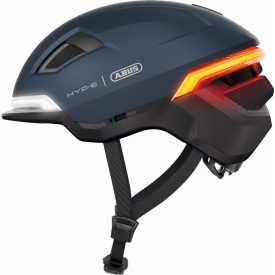   ABUS kerékpáros városi sisak HYP-E, In-Mold, beépített index funkcióval, midnight blue S (51-55 cm)