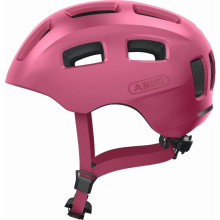 ABUS kerékpáros gyerek sisak Youn-I 2.0, In-Mold, mono red, M (52-57 cm)