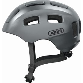  ABUS kerékpáros gyerek sisak Youn-I 2.0, In-Mold, graphite silver, S (48-54 cm)