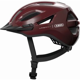   ABUS kerékpáros városi sisak Urban-I 4.0, In-Mold, chestnut red, L (57-61 cm)