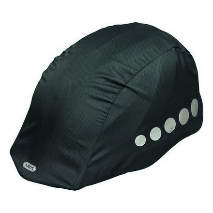 ABUS Lumino biztonsági fényvisszaverős sisak esővédő Raincap, unisex, fekete