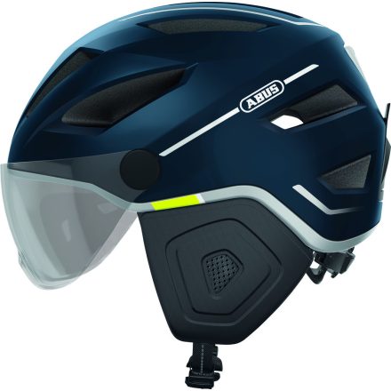 ABUS kerékpáros városi sisak Pedelec 2.0 ACE, In-Mold, beépített átlátszó szemüveggel, midnight blue, S (51-55 cm)