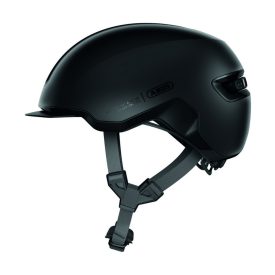   ABUS kerékpáros városi sisak Hud-Y, In-Mold, velvet black, M (54-58 cm)