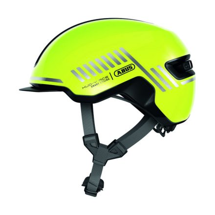 ABUS kerékpáros városi sisak Hud-Y, In-Mold, signal yellow, L (57-61 cm)