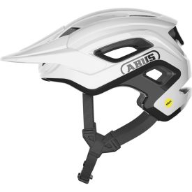   ABUS kerékpáros sport sisak Cliffhanger MIPS, In-Mold, shiny white, S (51-55 cm)
