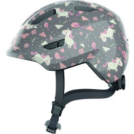   ABUS kerékpáros gyerek sisak Smiley 3.0, In-Mold, grey horse, S (45-50 cm)