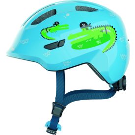   ABUS kerékpáros gyerek sisak Smiley 3.0, In-Mold, blue croco, S (45-50 cm)