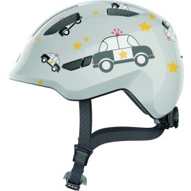   ABUS kerékpáros gyerek sisak Smiley 3.0, In-Mold, grey police, M (50-55 cm)