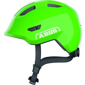   ABUS kerékpáros gyerek sisak Smiley 3.0, In-Mold, shiny green, M (50-55 cm)