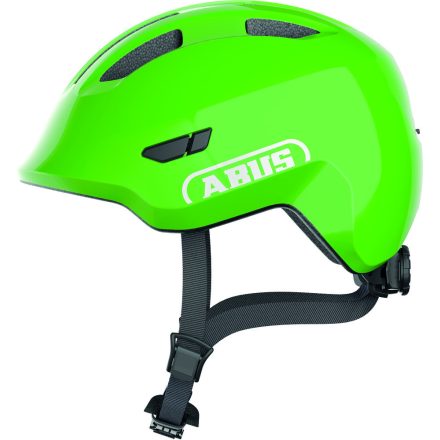 ABUS kerékpáros gyerek sisak Smiley 3.0, In-Mold, shiny green, M (50-55 cm)