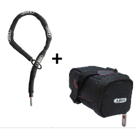 ABUS kiegészítő lánc ACH CLASSIC Adaptor Chain 5.5KS/85 patkó lakathoz és Alarmbox 2.0-hoz + ST5950, fekete