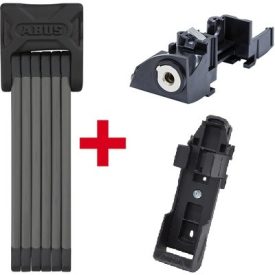  ABUS akkumulátor zár és lakat Bosch e-bike rendszerekhez, csomagtartóra (RT), Gen 2, PLUS  + ABUS lakat 6015/120 Bordo Big SH PLUS