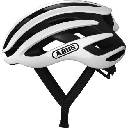ABUS kerékpáros sport sisak AirBreaker, In-Mold, polar white shiny, M (52-58 cm)