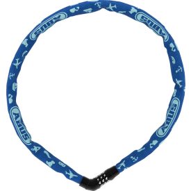   ABUS láncos lakat jelkóddal Steel-O-Chain Symbols 4804C/75, kék