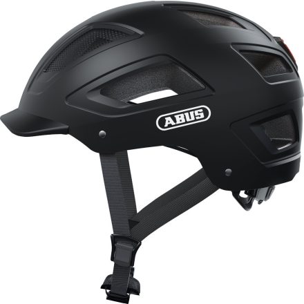 ABUS kerékpáros városi sisak Hyban 2.0, ABS, velvet black, M (52-58 cm)