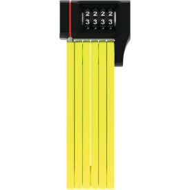   ABUS hajtogatható lakat számzárral uGrip BORDO 5700C/80, SH tartóval, lime