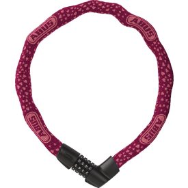   ABUS láncos lakat számzárral Tresor 1385/75, cherry heart (6mm)