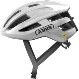   ABUS kerékpáros sport sisak Powerdome MIPS, In-Mold, shiny white, M (54-58 cm)