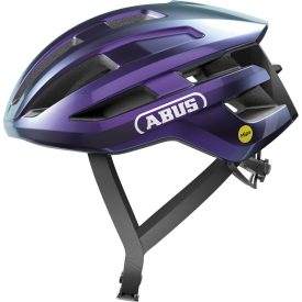   ABUS kerékpáros sport sisak Powerdome MIPS, In-Mold, flip flop purple, M (54-58 cm)