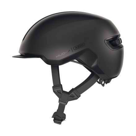 ABUS kerékpáros városi sisak Hud-Y, In-Mold, velvet black, S (51-55 cm)