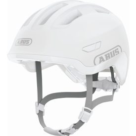   ABUS kerékpáros gyerek sisak Smiley 3.0 ACE LED, In-Mold, pure white, S (45-50 cm)
