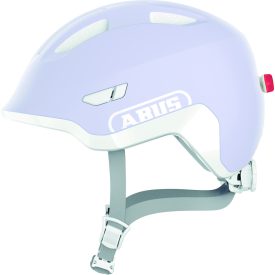   ABUS kerékpáros gyerek sisak Smiley 3.0 ACE LED, In-Mold, pure lavender S (45-50 cm)