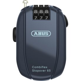   ABUS mini kábellakat számzárral Combiflex StopOver, 65 cm, éjkék