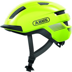   ABUS kerékpáros városi sisak Purl-Y, In-Mold, signal yellow M (54-58 cm)