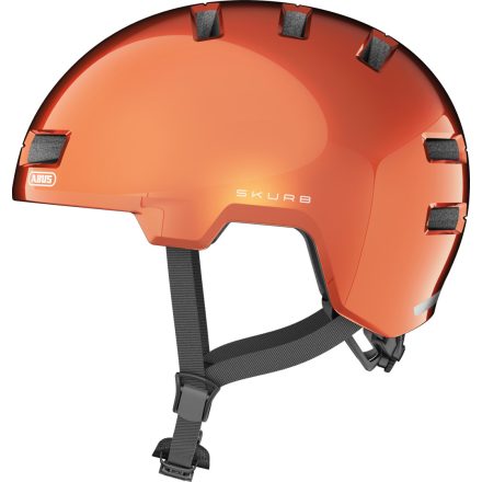 ABUS kerékpáros városi sisak Skurb, ABS, goldfish orange, S (52-56 cm)
