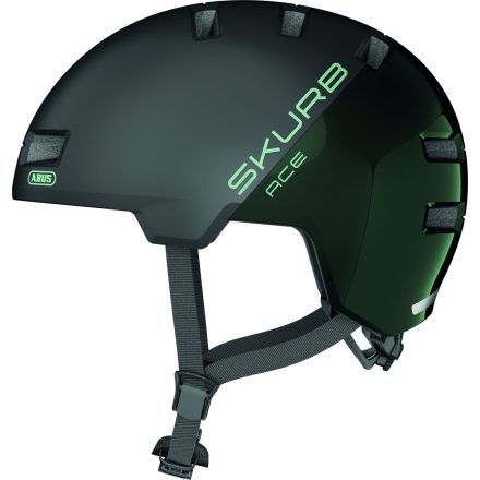 ABUS kerékpáros városi sisak Skurb ACE, ABS, moss green, L (58-61 cm)