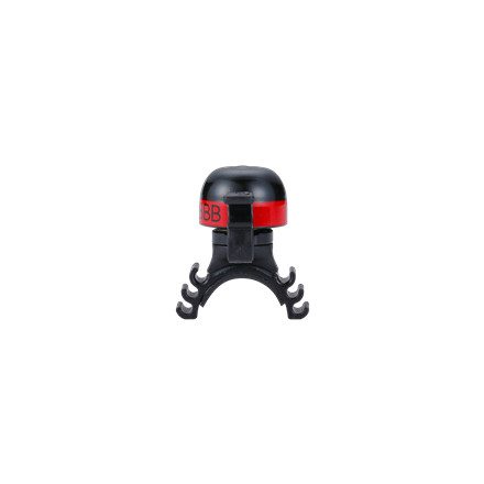 BBB Cycling kerékpáros csengő BBB-16 MiniFit, fekete/piros