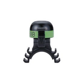  BBB Cycling kerékpáros csengő BBB-16 MiniFit, fekete/zöld