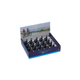   BBB Cycling kerékpáros csengő display BBB-24D EasyFit Deluxe Plus, 20 db, fekete/szürke