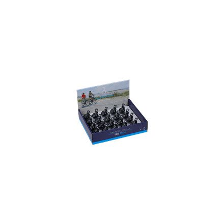 BBB Cycling kerékpáros csengő display BBB-24D EasyFit Deluxe Plus, 20 db, fekete/szürke