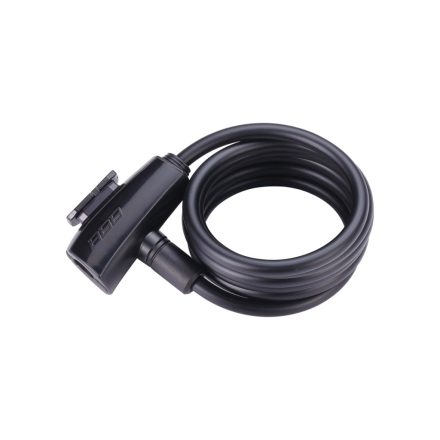 BBB Cycling kerékpáros spirál lakat BBL-61 QuickSafe, 8mmx150cm, fekete