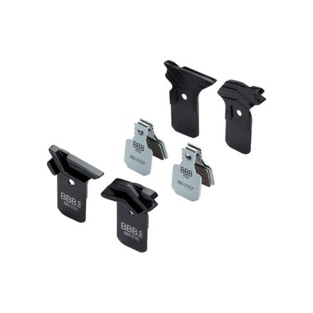 BBB Cycling kerékpáros hűtőbordás tárcsafék betét BBS-372C DiscStop Coolfin, hűtőborda + betét együtt, Magura MT5/7 kompatibilis