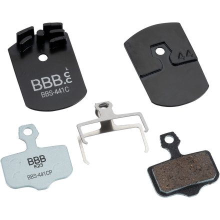 BBB Cycling kerékpáros hűtőbordás tárcsafék betét BBS-441C DiscStop Coolfin, hűtőborda + betét együtt, Avid Elixir kompatibilis
