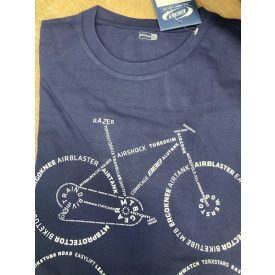 BBB Cycling BBW-260 T-shirt kék XXL