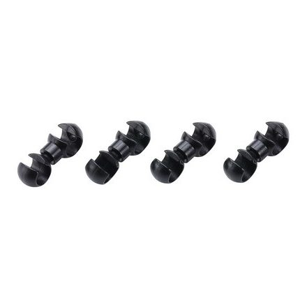 BBB Cycling kerékpáros távtartó bovdenekhez BCB-98 CableConnect, 4mm-es és 5mm-es bovdenekhez, fekete (4 db)