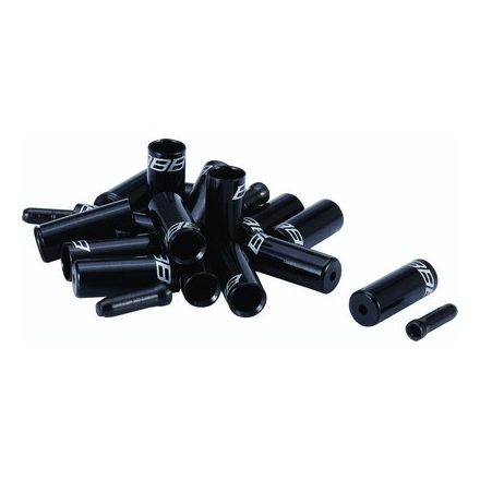 BBB Cycling kerékpáros bovden- és bovdenházvég szett BCB-99 CableCap KIT, fekete (6x5mm-es és 10x4mm-es bovdenházvég kupak, 2x1.6mm-es és 2x1.2mm-es kábelvég)