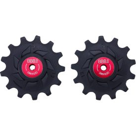   BBB Cycling kerékpáros váltógörgő BDP-19 RollerBoys Ceramic, kerámia, ipari csapágyak, 13T-13T, Shimano 12-sebességes MTB kompatibilis, fekete
