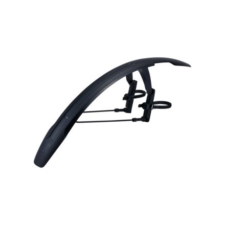 BBB Cycling kerékpáros első sárvédő BFD-65F DiscGuard, 28/29", gyorskioldós, országúti/Gravel kompatibilis, fekete