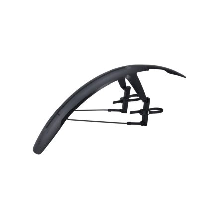 BBB Cycling kerékpáros első sárvédő BFD-66F DiscGuard Plus, 28/29", gyorskioldós, Gravel kompatibilis, fekete