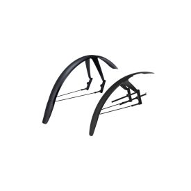  BBB Cycling kerékpáros sárvédő szett BFD-66S DiscGuard Plus, 28/29", gyorskioldós, Gravel kompatibilis, fekete