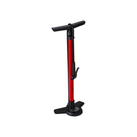 BBB Cycling kerékpáros állópumpa BFP-28 AirBoost, acél és kompozit, piros