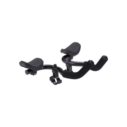 BBB Cycling kerékpáros időfutam könyöklő BHB-59 AeroComfort, alumínium, 22.2/25.4/31.8mm, ergonomikus forma, 282mm hosszú, fekete