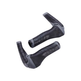   BBB Cycling kerékpáros markolat BHG-87 ErgoStyleSet, 133mm, tenyértámaszos, csavaros, kormányszarvval, fekete/szürke