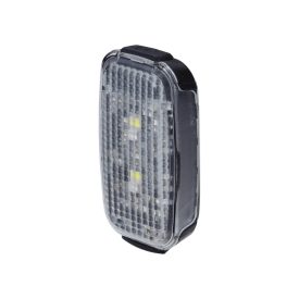   BBB Cycling kerékpáros első/hátsó lámpa BLS-149 SpotDuo, 20 lumen, 2x2 mód (első és hátsó lámpaként is használható), micro USB tölthető 300 mAh akku, gumis felfogatással