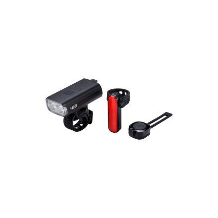 BBB Cycling kerékpáros lámpa szett BLS-275i StrikeDuo 1400i Combo, + BLS-255 Signal + vezeték nélküli távirányító